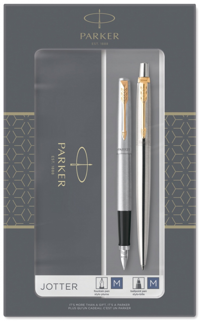 �������� 2093257 ����� Parker Jotter Core FK691 Stainless Steel GT ����+����� �� �������� �������� "�������"